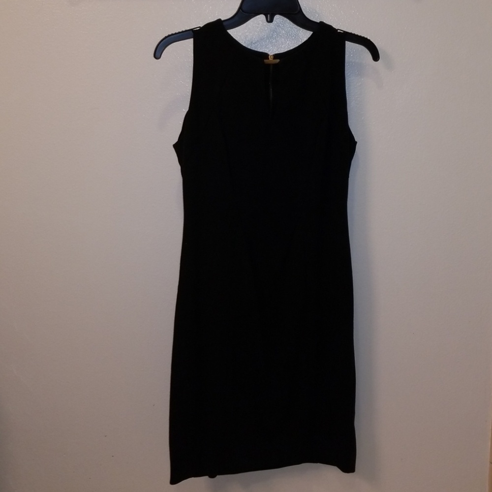 Calvin Klein Keyhole Neck Dress with Embellishment